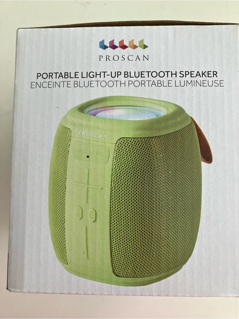 Portable Light-Up Bluetooth Speaker - Green